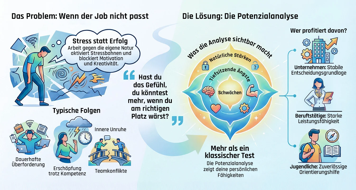 Infografik - Potenzialanalyse aus der Gestaltpädagogik